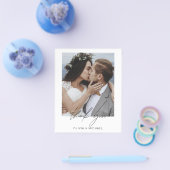 Budget Weddenschap Bedankt Foto Flyer (Enkel)