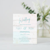 BUDGET Weddenschap Blauwgroen roze goud Abstract u (Staand voorkant)