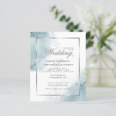 Budget Weddenschap Bleek Aqua Blauwgroen Silver Ab (Staand voorkant)