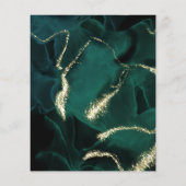 Budget Weddenschap Stunning Emerald Alcohol Ink (Achterkant)