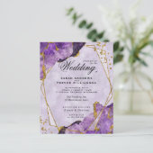 Budget Wedding Amethyst Gemstone Crystals (Staand voorkant)