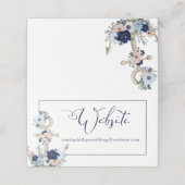 Budget Wedding Anchor Website | Afgesneden blanco (Buitenkant ongevouwen)