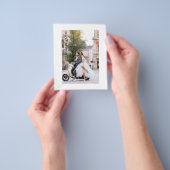 Budget Wedding Bedankt Foto Modern Elegant Flyer (Hand)