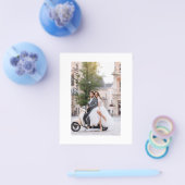 Budget Wedding Bedankt Foto Modern Elegant Flyer (Enkel)