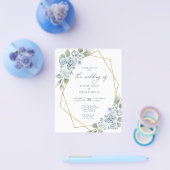 Budget Wedding Invitation Flyer (Enkel)