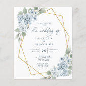 Budget Wedding Invitation Flyer (Voorkant)