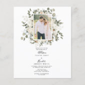 Budget Wedding Invitation Flyer (Voorkant)