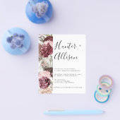 Budget Wedding Invitation Flyer (Enkel)