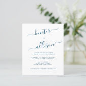 Budget Wedding Invitation Flyer (Staand voorkant)