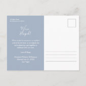 Budget Wedding Photo Elopement Briefkaart (Achterkant)