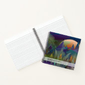 Budget Wedding Planner - Aangepaste Trendy Modern Notitieboek (Binnen)