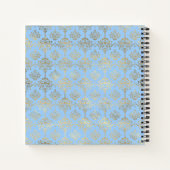 Budget Wedding Planner - Aangepaste Trendy Modern Notitieboek (Achterkant)