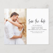 Budget Wedding Save the Date Photo Flyer (Voorkant)