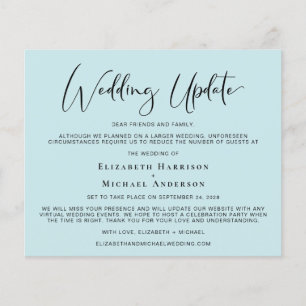 Budget Wedding Update Zee Blauwe Aankondiging