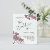 Budget Wedding Waterverf Floral (Staand voorkant)