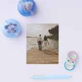 BUDGET Weduwfoto Hartelijk dank Flyer (Enkel)