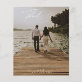 BUDGET Weduwfoto Hartelijk dank Flyer