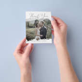 BUDGET Weduwfoto Hartelijk dank Flyer (Hand)