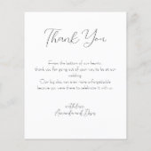 BUDGET Weduwfoto Hartelijk dank Flyer (Achterkant)