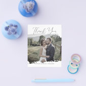 BUDGET Weduwfoto Hartelijk dank Flyer (Enkel)