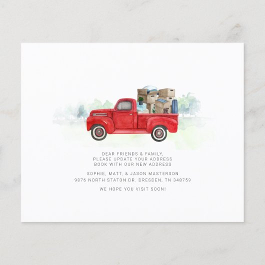 Budget Weve Moved Waterverf Moving Announance (Achterkant)