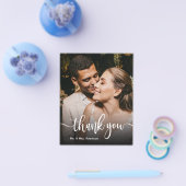 Budget Whimsical Script Weddenschap Bedankt Flyer (Enkel)