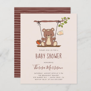 Budget Whimsical Teddy Bear Baby shower