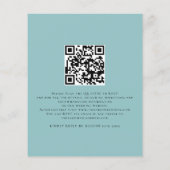 Budget White Florals Eucalyptus Weddenschap (Achterkant)