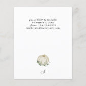 Budget White Pumpkin-Thanksgiving Flyer (Achterkant)
