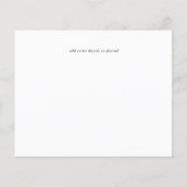 BUDGET White Rose Greenery Gold Wedding (Achterkant)