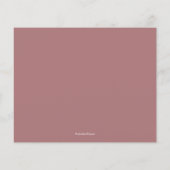 Budget White Script Desert Roos Hartelijk dank (Achterkant)