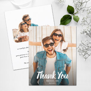 Budget White Text Weddenschap Foto Dank u Opmerkin