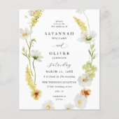 Budget White & Yellow Floral Wedding (Voorkant)