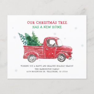 Budget Wij Zijn Verhuisd Kerst Verhuisbericht Flyer