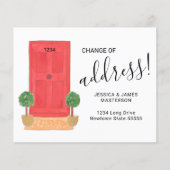 Budget Wijziging van adres Verplaatsen Aankondigin (Voorkant)