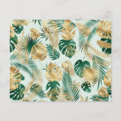 Budget Wild One Foto Green Gold Birthday (Achterkant)