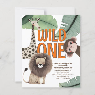 Budget Wild One Safari Dieren 1e Verjaardagsfeestj