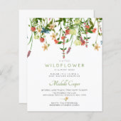 Budget Wildbloem Baby shower (Voorkant / Achterkant)