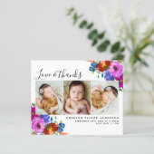 Budget Wildbloem Foto Baby Hartelijk dank (Staand voorkant)