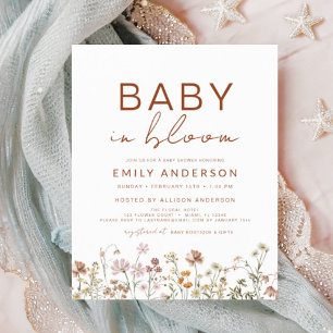 Budget Wilde Baby in het Baby shower Bloom