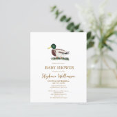 Budget Wilde Eend Babyshower (Staand voorkant)