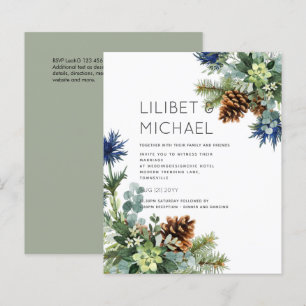 BUDGET Winter Blue Thistle Weddenschap