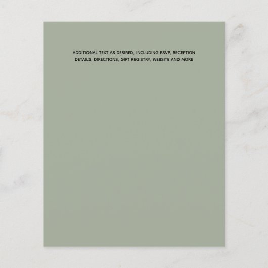 BUDGET Winter Bruiloft Witte Rozen Goud Stof Blauw Flyer (Achterkant)