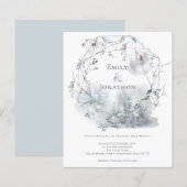 Budget Winter Foliage Berries Weddenschap (Voorkant / Achterkant)