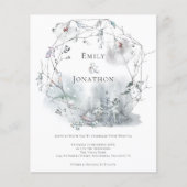 Budget Winter Foliage Berries Weddenschap (Voorkant)