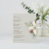 Budget Winter Pine Beige Wedding (Staand voorkant)