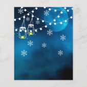 Budget Winter wonderland blauwe maan (Achterkant)