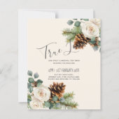 BUDGET Winterhuwelijk Eucalyptus Groene takken Roz (Voorkant)