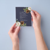 BUDGET Winterhuwelijk Eucalyptus Groene takken Roz Flyer (Hand)