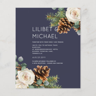 BUDGET Winterhuwelijk Eucalyptus Groene takken Roz Flyer